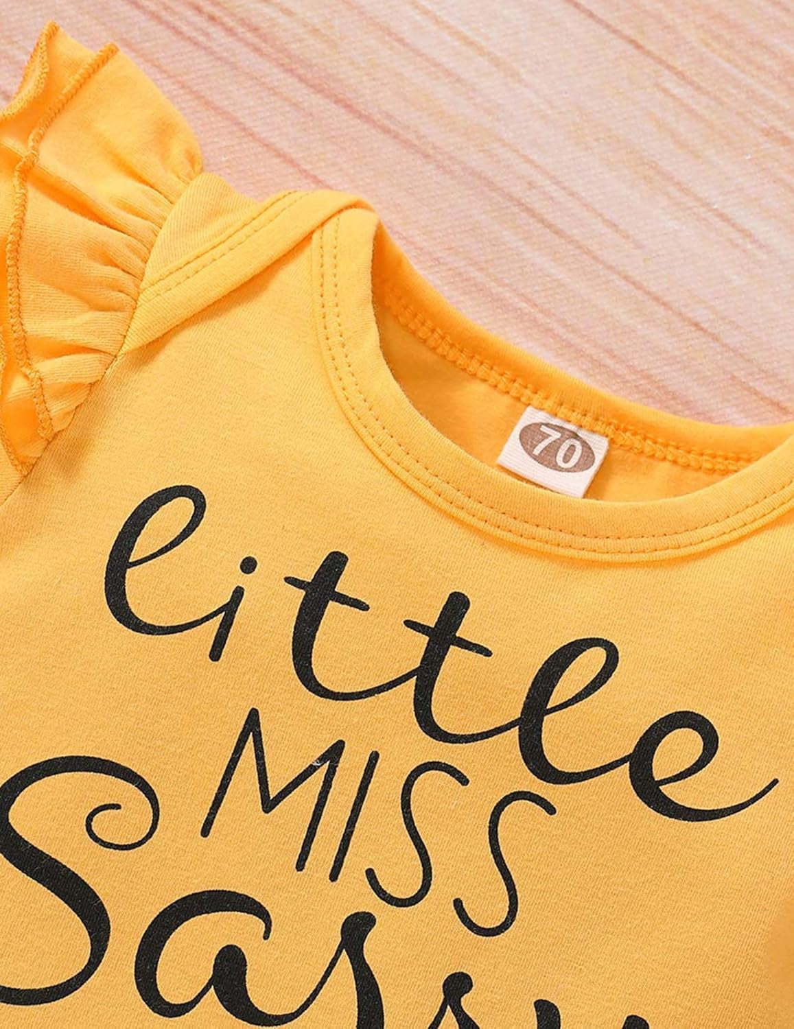 Newborn Baby Girl Clothes Infant Baby Ruffle Romper +Pants + Headband 3 PCS Outfits Set