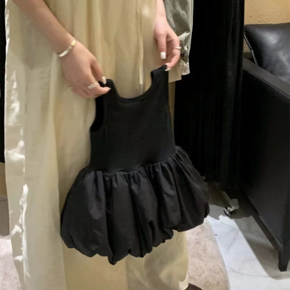 Summer Toddler Girls Dress Black Sweet Cool Wind Cross Backless off Shoulder Party Princess Sleeveless Dresses for 1-7Y Girls